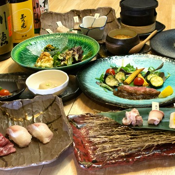 【大原】氷熟ぶりと黒毛和牛の極上フルコース