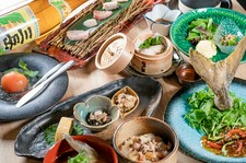 氷熟ぶりと京野菜で合わせた料理をご提供いたします。
