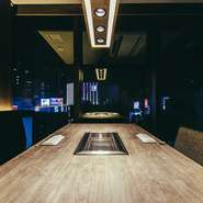 落ち着いた雰囲気の店内はさまざまなシーンでご利用いただけます。