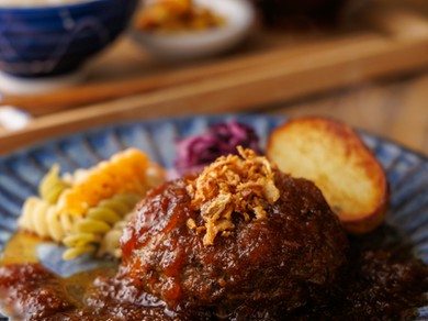 王道の和風ソース『トリコの究極ハンバーグ』