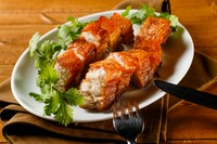 旨みの濃い焼き豚。