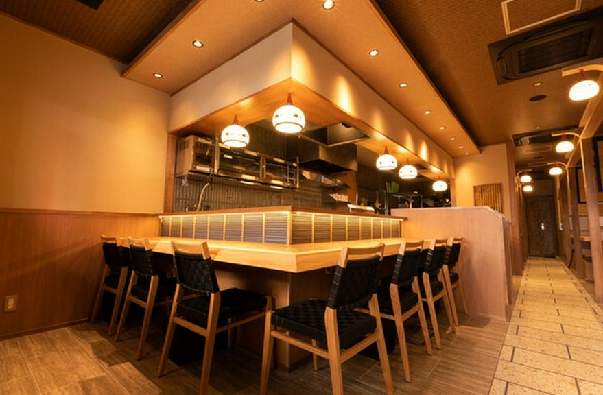 気軽に入れるカウンター席