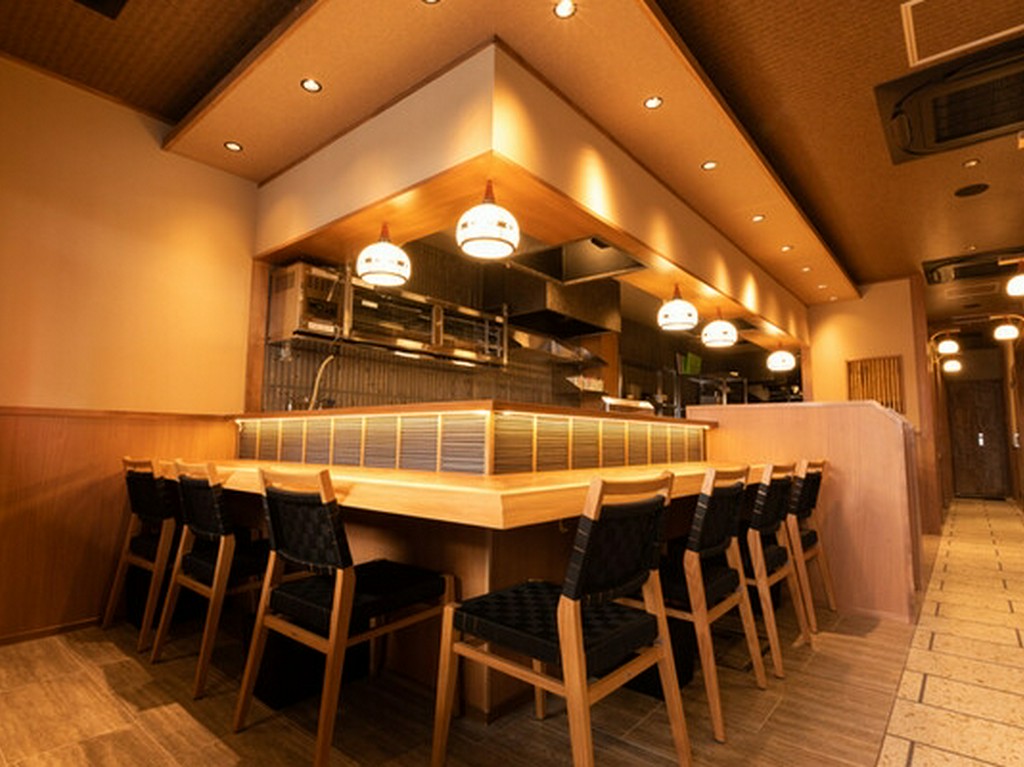 気軽に入れるカウンター席