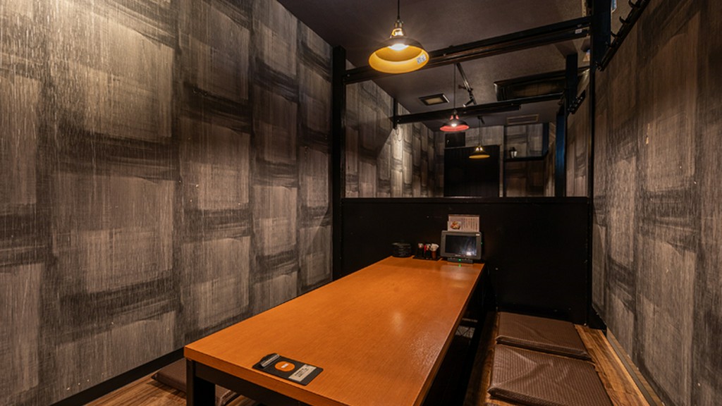 全室が半個室、且つゆったりとした掘りごたつ