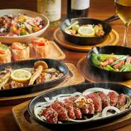 ※コースは2名様以上から
※価格は税込価格です
※飲み物は別途料金です
※料理内容は仕入れ状況によって変更の場合があります	