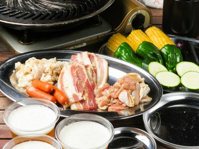 【2時間飲み放題付】国産牛BBQプラン