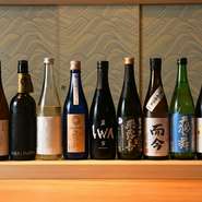 旬の食材に寄り添える日本酒をラインナップしてます。
又、季節限定酒やプレミアム日本酒も多々ご用意ございます。

90ml　　980円～
180ml　　1200円～
