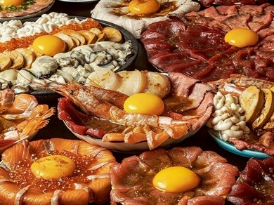 飲める海鮮ユッケフェア