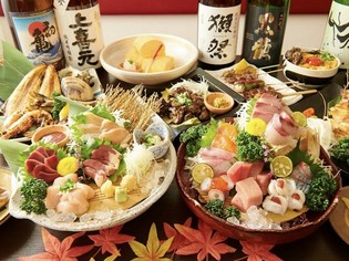 朝引き地鶏＆海鮮！2つの“刺し”を食べ比べ