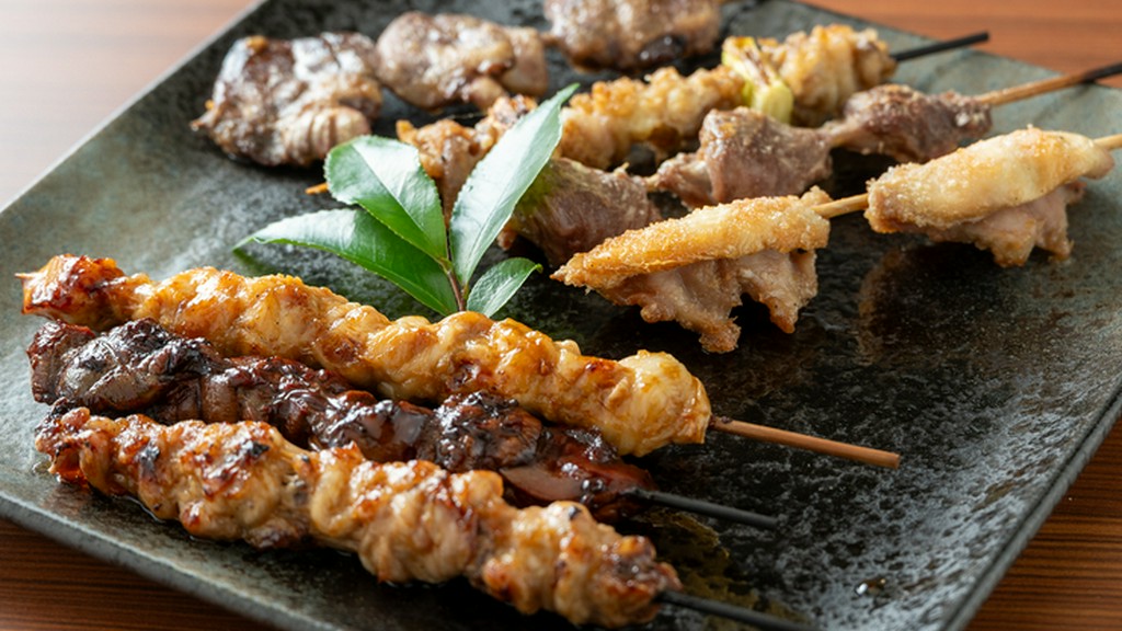 焼き鳥の盛り合わせ