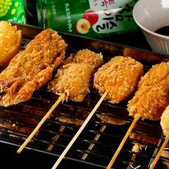 1本からオーダーできる『串カツ盛り合わせ　6本』