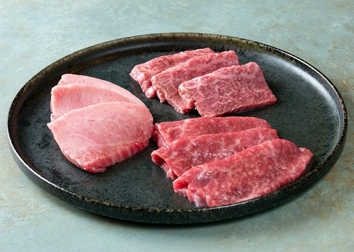 本日の肉三種盛り合わせ
