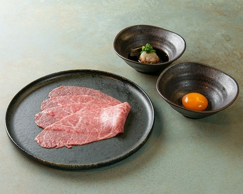 極上の薄切り肉　焼しゃぶor焼すき