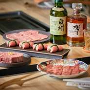 地元産の肉にこだわり、石垣牛、金アグー豚、やんばる若鶏などが味わえます。特に、一頭からわずか3%しか取れない希少部位の『シャトーブリアン』はオススメです。