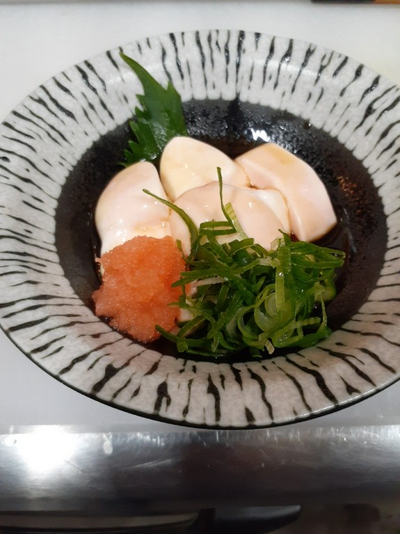 ボラ白子のポン酢