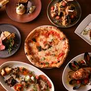 友人とシェアできる食べ応えのある料理も多数。お酒のバリエーションも多彩なため、女子会や各種宴会にも最適です。人気メニューをピックアップした料理のみのコースもあり、季節のイベントにも活躍してくれます。