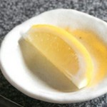 カットレモン 22円 / きざみネギ 55円 / ねぎダレ 110円