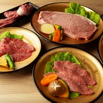 定番のロースやカルビなど、焼肉の王道ともいえる厳選部位を気軽にお楽しみいただけるコース。