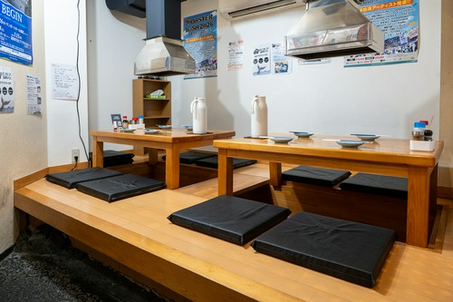 様々な用途やシーンにあわせて利用可能の掘りごたつ席