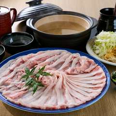 バラとロース、脂と旨みの絶妙なバランス『豚のしゃぶしゃぶコース