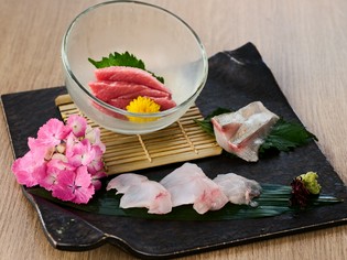 毎月変わる驚きの一皿。旬魚が奏でる味の物語『刺し身』