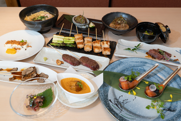 대나무 꼬치구이 7개 코스