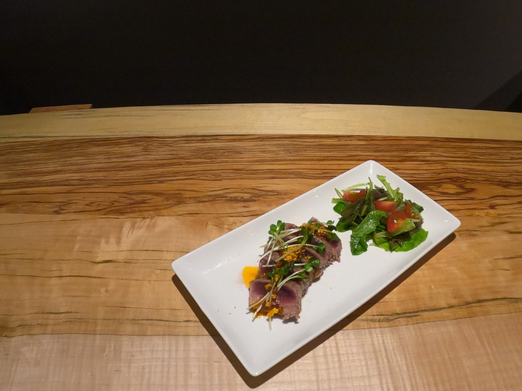 かつおのたたきガーリックソース