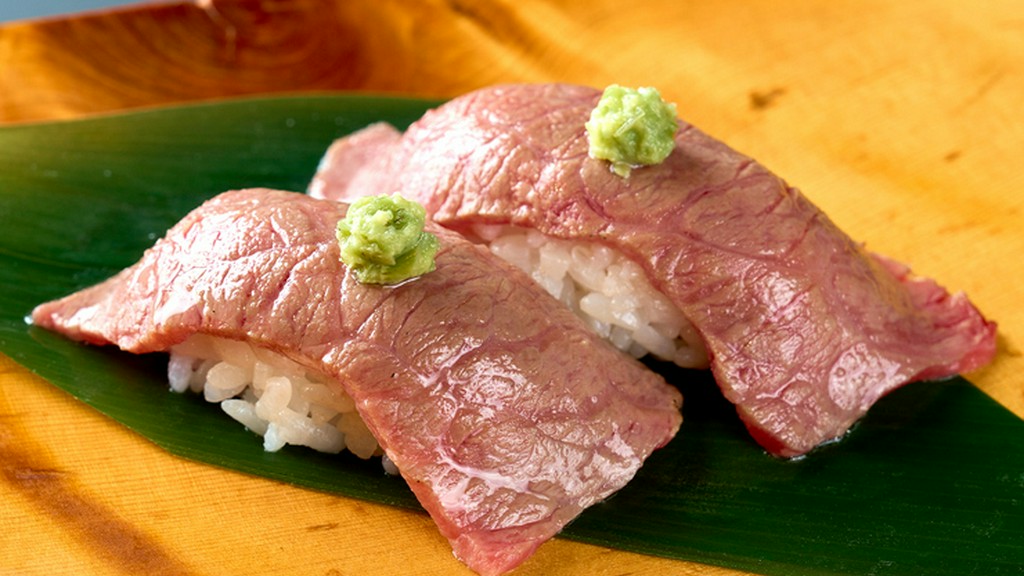 鮮度の良さが自慢『牛トロにぎり』