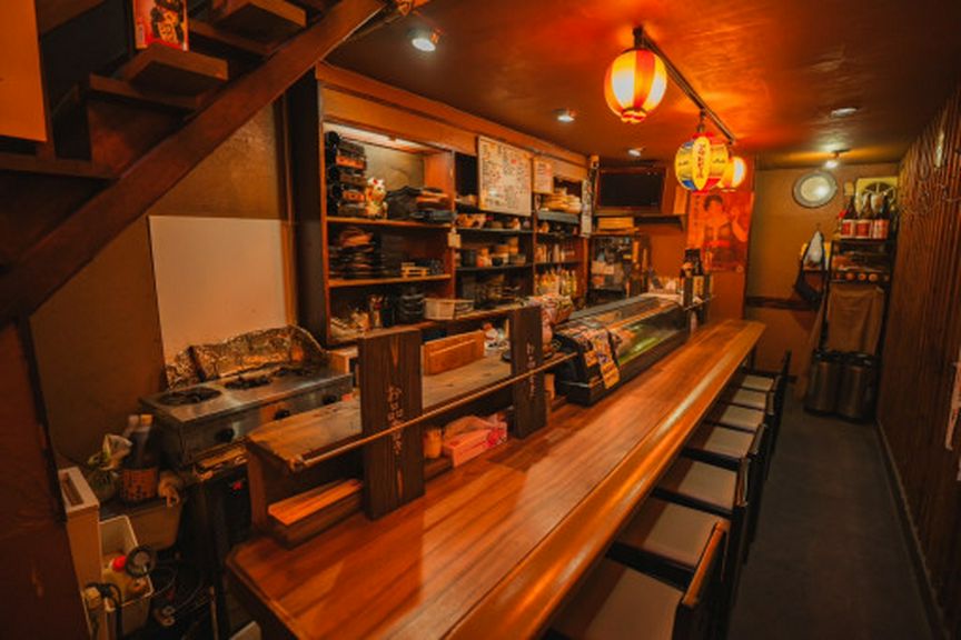思い思いにお一人様を楽しめるカウンター席