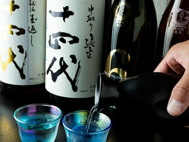 いろいろなタイプの名酒が20種類以上のラインナップ