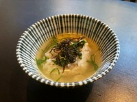 たこわさ出汁茶漬け、梅くらげ出汁茶漬け、明太子出汁茶漬け