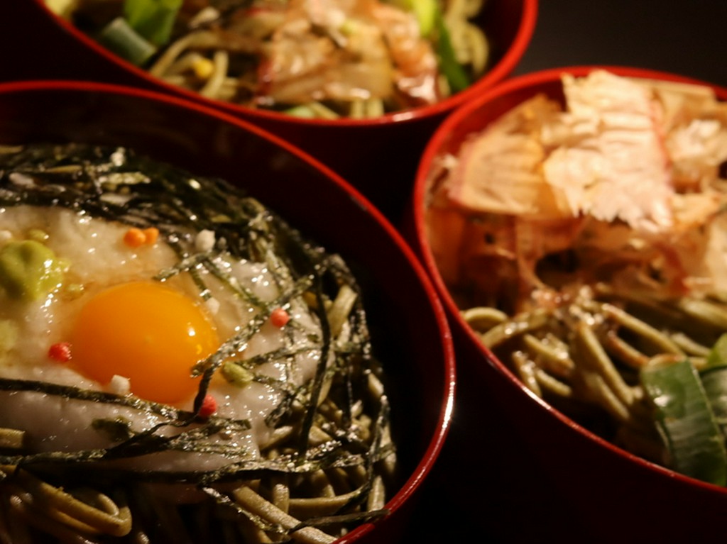 当店人気No.1　三宝和束茶蕎麦