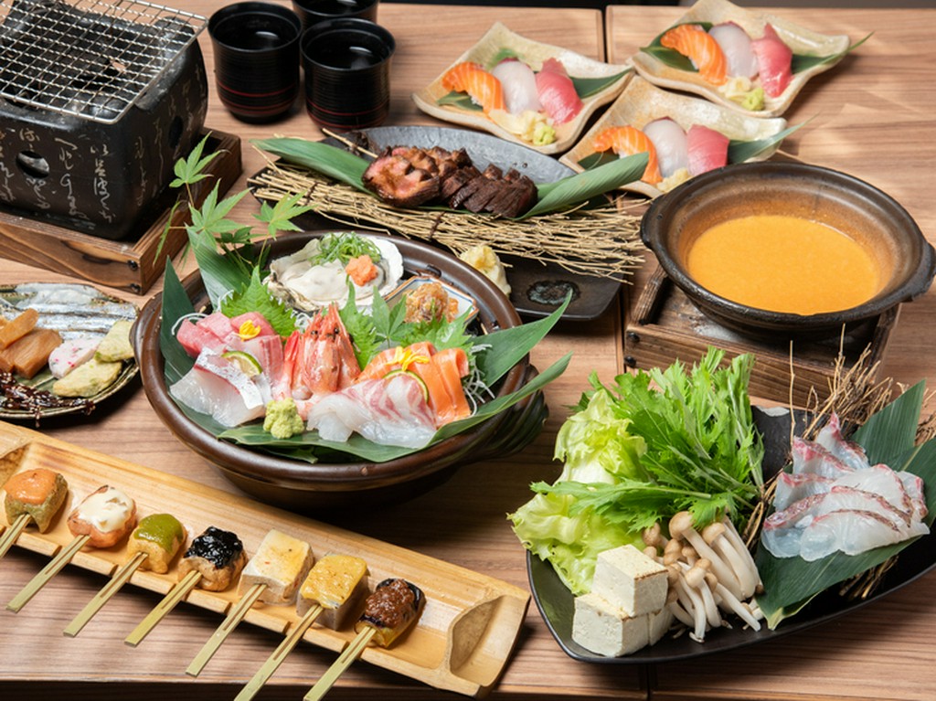 大人気の料理を味わい尽くせる『みおつくし名物コース』