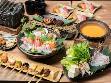 大人気の料理を味わい尽くせる『みおつくし名物コース』