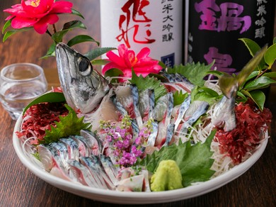 スペシャリストのこだわりを実感する『鯖の活き造り』