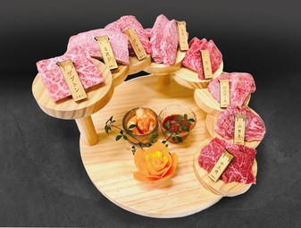 牛の魅力をトータルに楽しむ『5星セット　A5大福牛盛り合わせ（2人前　500g）』