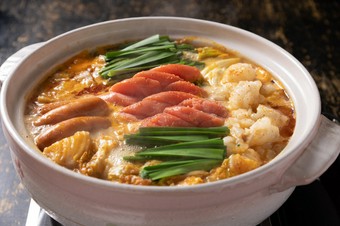 辛子明太もつ鍋（3人前）