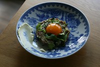 オマール海老のプチカップグラタン：780円
アラビアータ　テバモトチーズのせ：780円
キャロットラペ：380円
季節野菜のピクルス：580円
ポテサラ　半熟卵　バーニャカウダ：680円
黒七味のミックスナッツ：380円