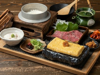 牛と米の最高級贅沢メニュー！『島御膳』