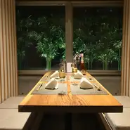 半個室6名まで対応します
