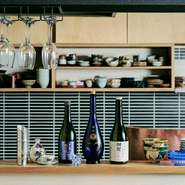 厳選した日本酒を豊富に取り揃えております