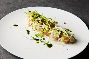 炭火焼きのカルパッチョ