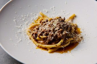 手打ちのピチ、神戸牛ボロネーゼ