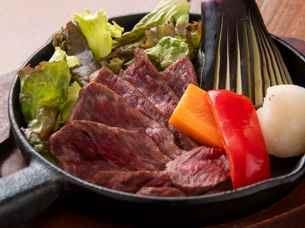 土佐あかうしの鉄板焼