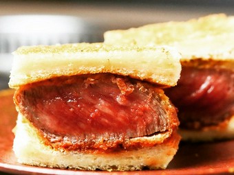 Bコースだけで味わえる、特別な一品『シャトーブリアンのカツサンド』