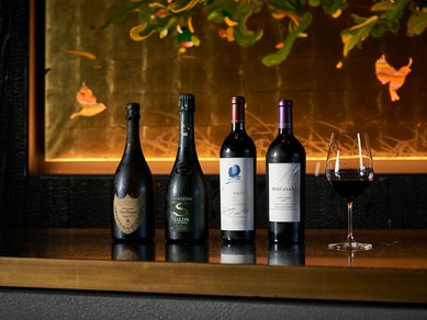 珠玉の一皿に合わせるワイン・日本酒が充実のラインナップ