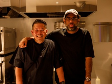 福山氏とガガン氏がタッグを組んだ、コラボレーションレストラン
