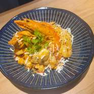 人気No.1のパスタ。じっくりと海老の旨味を引き出しています！