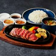 香ばしく仕上がった松阪牛のグリルで、肉本来の魅力を堪能