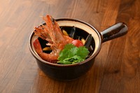 TOM YAM KUNG -HOT AND SOUR SHRIMP SOUP 「海老と湘南 井出農園トマトの辛くて酸っぱいスープ 」
